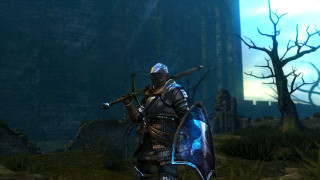 Knight fantasy sword shield glowing 2 - a sword and shield free wallpaper
