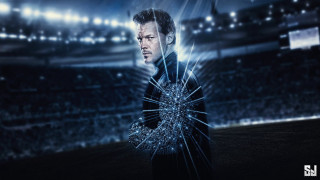 Man holding broken glass stadium - broken free wallpaper for desktop