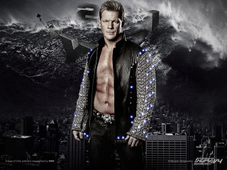 Man leather jacket city skyline - huge free wallpaper for desktop