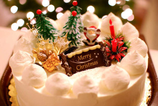Merry christmas cake decorations christmas - decoration free wallpaper