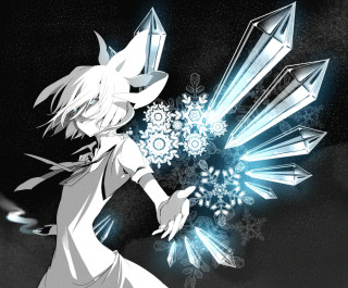 Woman white dress hat wand - diamond free wallpaper