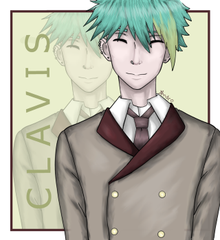 Green hair guy portrait school - gray free wallpaper for tablet