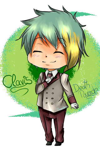 Boy green hair tie green - a drawing of a boy free wallpaper