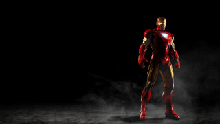 Red iron suit smoke glowing 2 - his chest free wallpaper