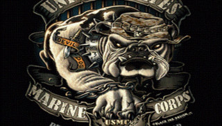 Bulldog hat sword head funny - marine free wallpaper
