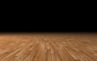 Wooden floor black background floor - deep 3 point perspective free wallpaper