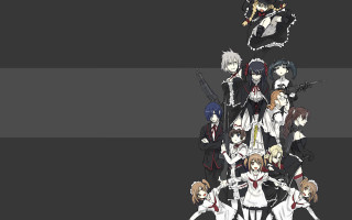 Anime characters pyramid guns black - a pyramid free wallpaper