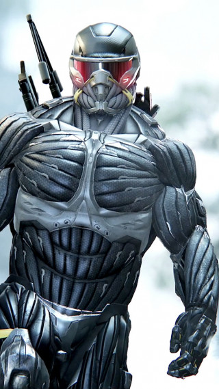 Futuristic man suit gun knife 2 - unreal engine 5 free wallpaper for mobile