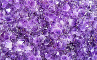 Purple rock crystals closeup white 2 - a mosaic free wallpaper for desktop