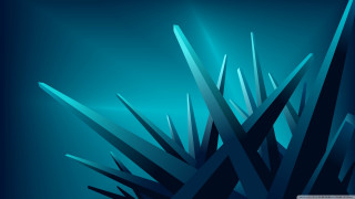 Blue abstract background plant structure 2 - sharp high detail free wallpaper