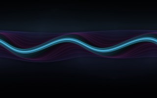Dark background wavy lines blue - wavy line free wallpaper