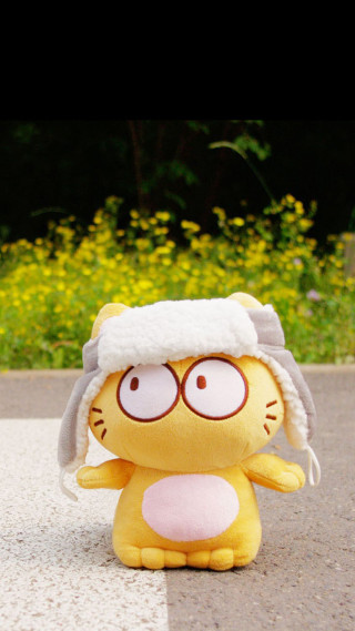 Yellow stuffed animal white hat - stuffed free wallpaper for mobile