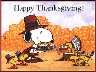Charlie brown thanksgiving turkey pilgrim - free holidays wallpaper