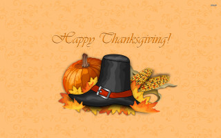 Thanksgiving card hat pumpkins fall - a happy thanksgiving free wallpaper