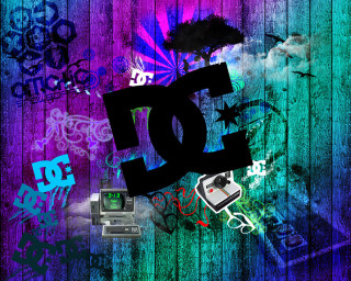 Colorful background computer items desk - other thing free wallpaper