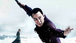 Man flying watch snow covered - another man free wallpaper