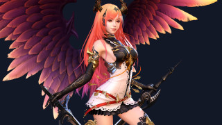 Woman sword wings body hand 2 - 3 d model free wallpaper for desktop