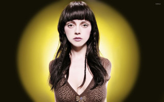 Araceli gilbert gothic portrait bangs - a brown shirt free wallpaper