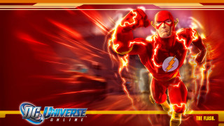 Man red flash suit running - alan davis free wallpaper