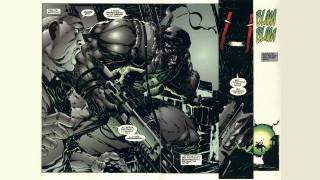 Comic character gun green lantern - a comic strip free wallpaper for desktop