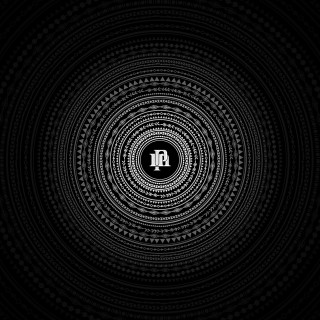 Black white photo circular object 2 - abstract illusionism free wallpaper for tablet