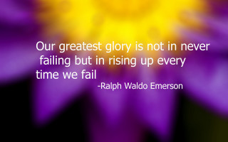 Purple flower emerson quote glory - fauvism free wallpaper