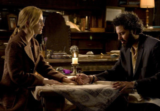 Man woman table candle tablecloth - the table free wallpaper for desktop