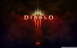 Dark background red yellow logo 2 - daarken free wallpaper