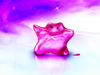 Pink star smiley face object - ayo free wallpaper