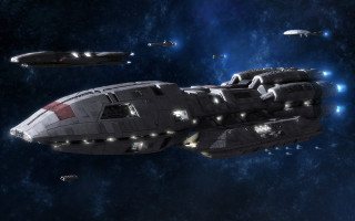 Spaceship bright lights sky other - other ship free wallpaper