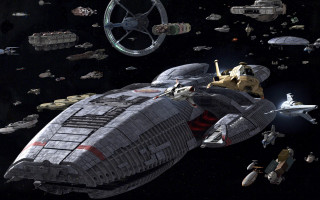 Star wars ship space surrounded - a star war free wallpaper