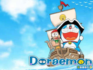 Doraemon ship cartoon character pirate - daryush shokof free wallpaper