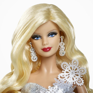 Blonde barbie doll snowflake red - neoclassicism free wallpaper for tablet