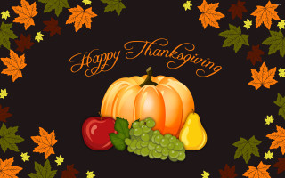 Thanksgiving card pumpkin autumn fall - free autumn wallpaper for desktop
