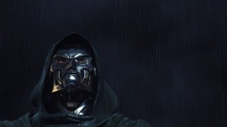 Hooded man black face rain - a hood free wallpaper