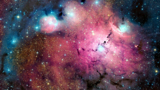 Star cluster space aurora moon - free stars wallpaper for desktop