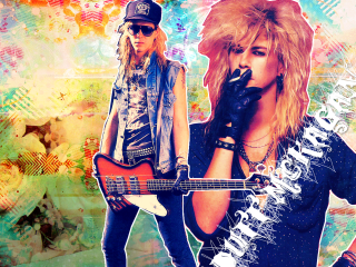 Woman guitar man hat sunglasses - a hat and sunglasses free wallpaper