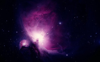 Purple blue space stars cluster 3 - free stars wallpaper for desktop
