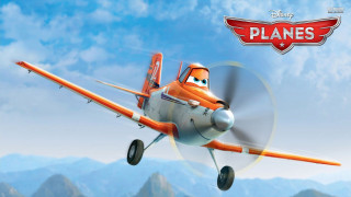 Cartoon plane flying air logo - free bird wallpaper for desktop