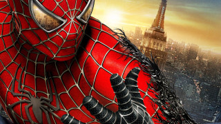 Spider man red suit city 2 - a spider free wallpaper