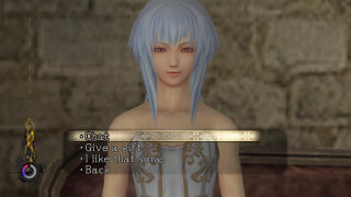 Blue hair white dress video - a screen free wallpaper