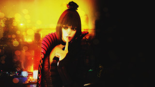 Woman hat finger mouth camera - a finger free wallpaper