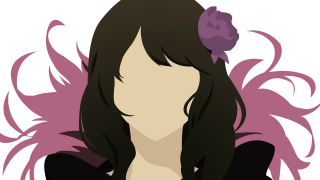 Woman flower hair pink background - her hair free wallpaper for desktop