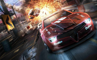 Car video game fireball car - a video game free wallpaper