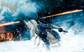 Woman costume sword snow another - bastien lecouffedeharme free wallpaper