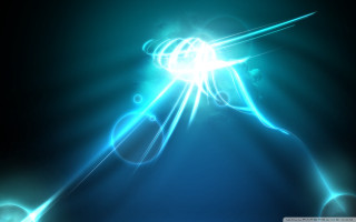 Blue abstract background light scissors - light effect free wallpaper