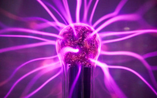 Purple vase glowing energy laser - adam szentpétery free wallpaper