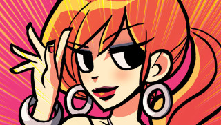 Cartoon girl pink hair hoop - underground free wallpaper