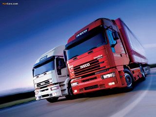 Trucks driving road sunny day - cao buxing free wallpaper
