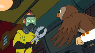 Man gas mask wrench bird - a gas mask free wallpaper